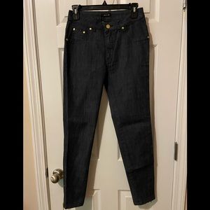 IMAN City Chic 360 Slim Skinny Jean Ankle Zipper 2